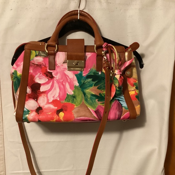 BRAHMIN ANNABEL ROSE FLORAL SATCHEL - Picture 3 of 16